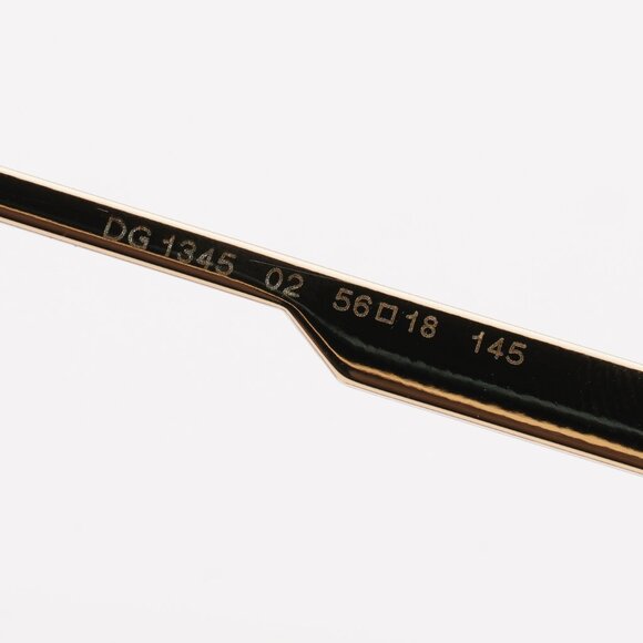 Dolce & Gabbana DG1345 02 Eyeglasses Rectangle Gold 56mm Frame - Picture 5 of 9
